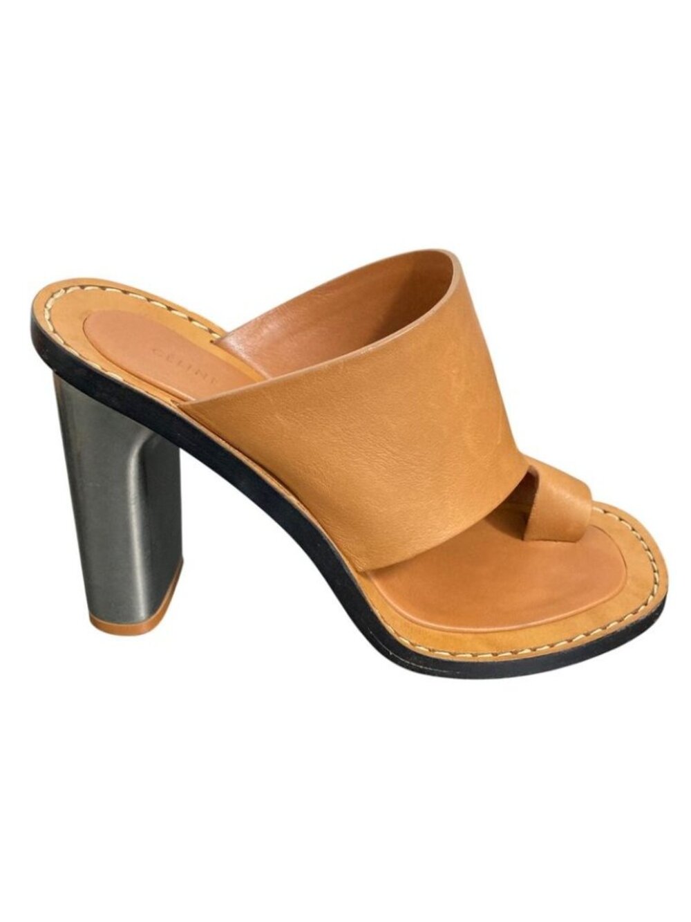 Celine Metal Heel Thong Sandals Size 35 - Picture 4 of 15